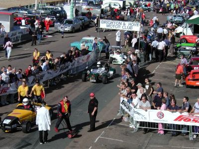 James get ready to do his first run.